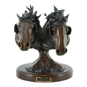 2007 Bradford Williams Hoot N Annie Foundry Proof Bronze Sculpture