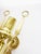 Gold Neoclassical Style Brass Wall Sconces, France, 1960s, Set of 2 For Sale - Image 8 of 12