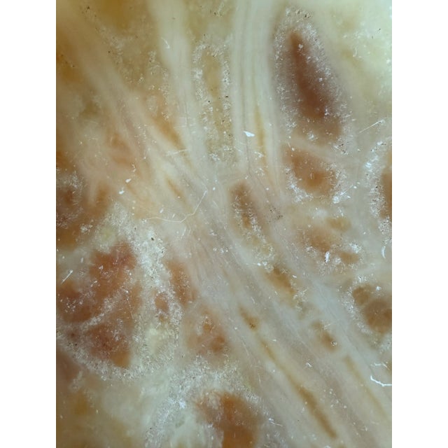 Large Vintage Square Alabaster Ashtray For Sale - Image 9 of 10