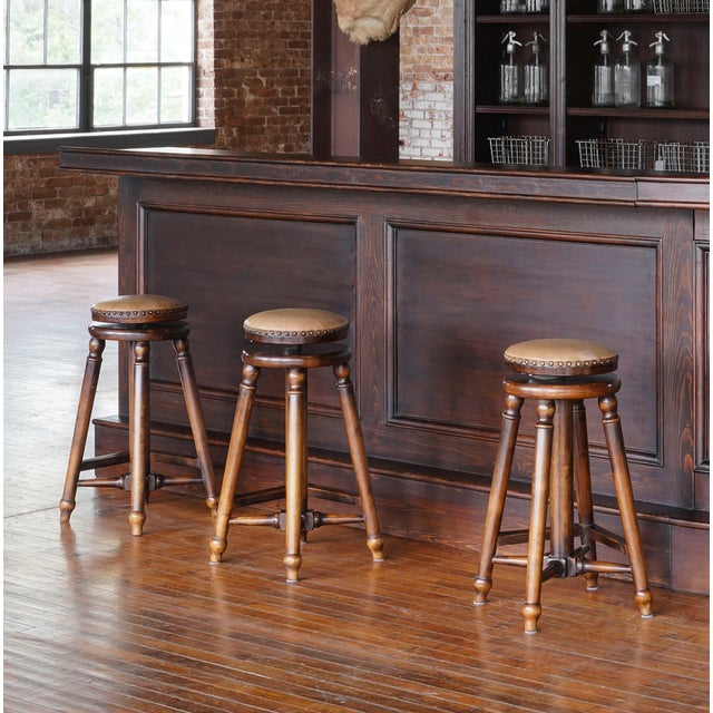 New special order item. Not vintage. The Public House Bar Stool is reminiscent of art-deco era pubs. The four-legged...