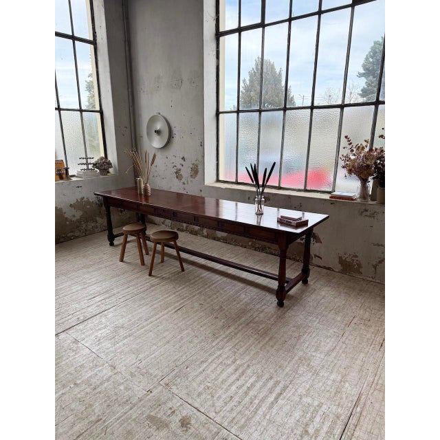 Dark Walnut Table, 1890s For Sale - Image 6 of 18