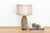 This exceptional table lamp is crafted from an authentic antique bronze vessel, featuring an expansive 360-degree...