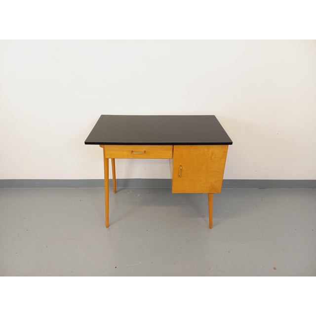 Vintage Baumann Wooden Desk, 1960s For Sale - Image 13 of 18
