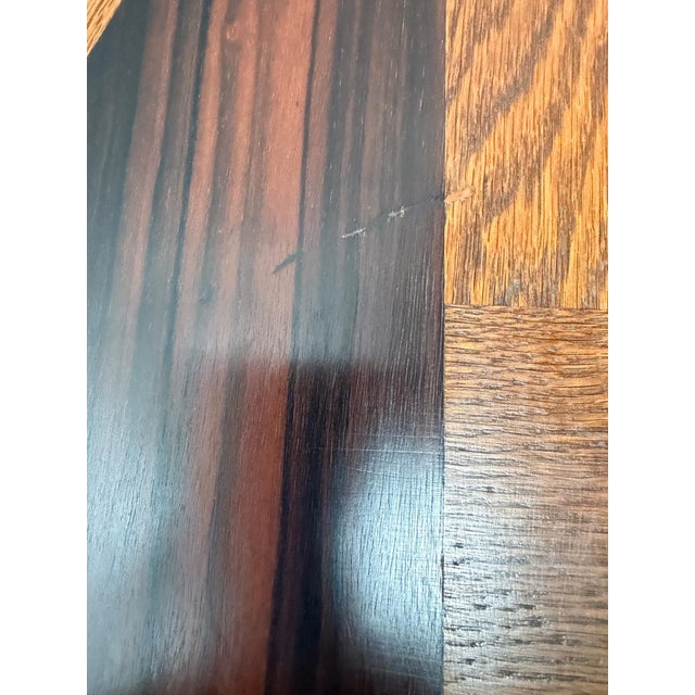 Art Deco Amsterdamse School Coffee Table in Oak, 1920s For Sale - Image 13 of 14