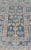 Blue and Cream Turkish Oushak Rug Vintage With All-Over Motif Design 3'11"x6'3" For Sale - Image 4 of 10