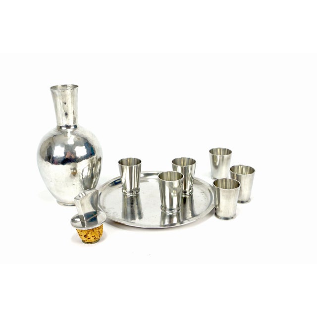 Bauhaus Liqueur Set by Karl Raichle, 1930s For Sale - Image 14 of 17