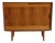 Vintage Danish Teak Sideboard with Sliding Doors, 1950s For Sale