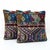 Mid-Century Modern Hand Woven Kilim Pillow Cover 19'' X 20'' - Set of Two For Sale - Image 3 of 4