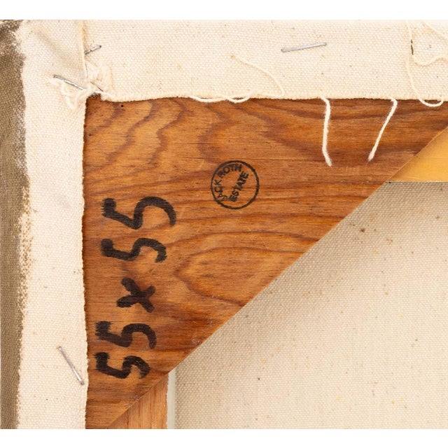Textile Jack Roth Untitled Acrylic on Canvas For Sale - Image 7 of 8