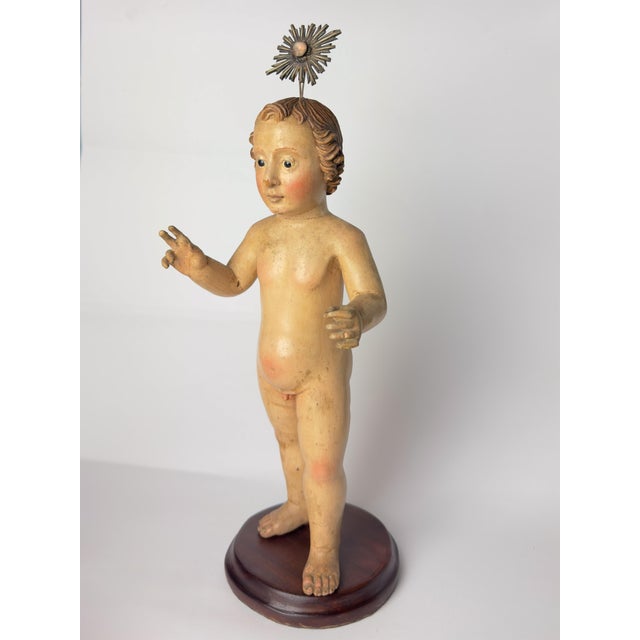 Flemish Mechelen Artist, Jesus Sculpture, 17th Century, Wood For Sale - Image 4 of 16