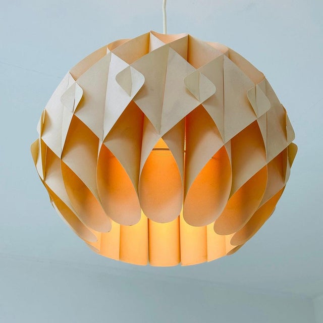 Butterfly Pendant Lamp by Lars Schiøler for Hoyrup Denmark For Sale - Image 4 of 11