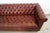 1970’s Hollywood Regency Tufted Leather Chesterfield Sofa For Sale - Image 11 of 12