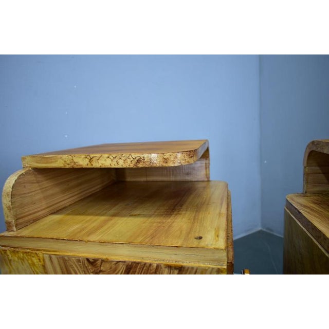 Art Deco Bedside Tables, Czechoslovakia, 1937, Set of 2 For Sale - Image 18 of 18