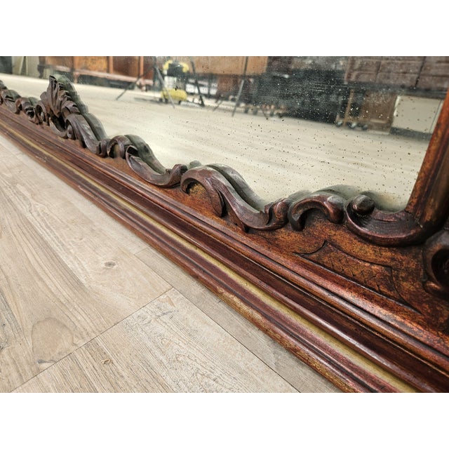 Early 20th Century Chippendale Wooden Mirror For Sale - Image 15 of 18