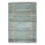 Freya Geometric Rug by Celerie Kemble for Chairish in Soft Blues, 2'6"x10' For Sale