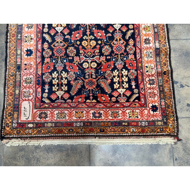 Early 20th Century Malayer Botanical Rug For Sale - Image 4 of 8