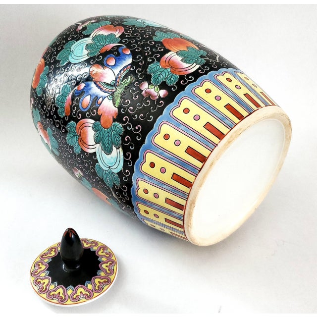 Large Ginger Jar Butterflies For Sale - Image 9 of 9