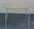 Wood Soho Contract Group Teak and Galvanized Steel Round Patio Table + 4 Chairs Dining Set (A) For Sale - Image 7 of 13