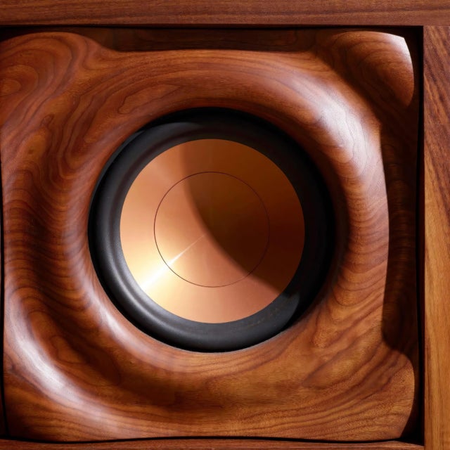 Wave Stereo Console and Partner Desk in Walnut by Michael Maximo For Sale - Image 10 of 11