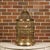 French Midcentury Brass Circular Birdcage with Decorative Bird For Sale - Image 4 of 11