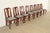 Henkel Harris Henkel Harris Queen Anne Solid Cherry Wood Dining Chairs, Set of Eight For Sale - Image 4 of 13