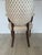 Vintage Inlaid Wood Round Back Accent Chair For Sale In Atlanta - Image 6 of 7