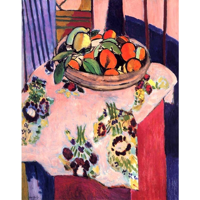 Artist: Henri Matisse Country: France Title: Still life with basket of orange Medium: Giclee on watercolor paper Marks:...