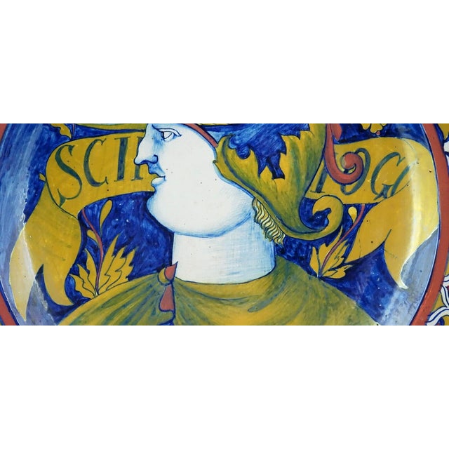 Antique Italian Lustreware Plate, 1800s For Sale - Image 11 of 18