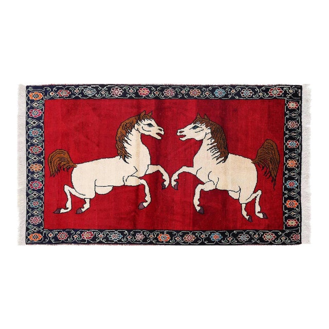 Pasargad Hand Knotted Shiraz Rug For Sale