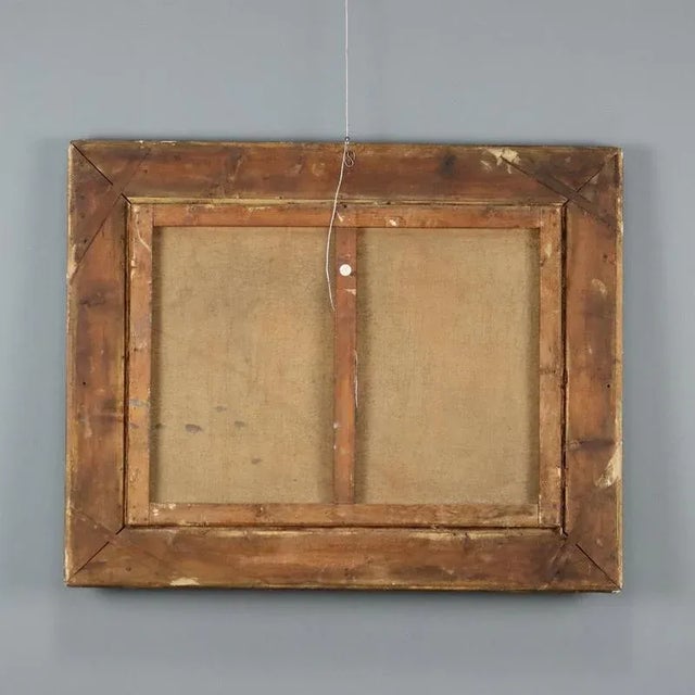 European Artist, Winter Scene, 1800s, Oil on Canvas, Framed For Sale - Image 12 of 13