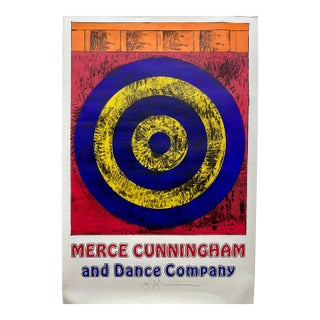 Merce Cunnigham and Dance Company Jasper Johns Target Poster, 1968 For Sale