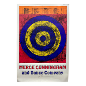 Merce Cunnigham and Dance Company Jasper Johns Target Poster, 1968