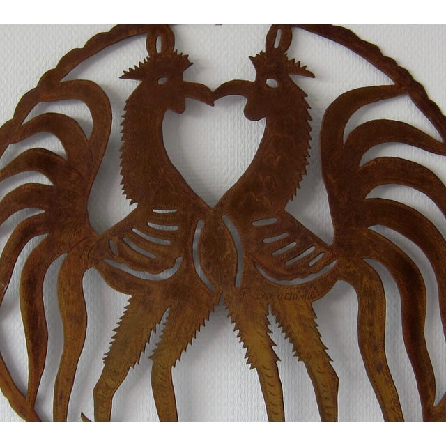 Outdoor Iron Wall Sculpture from Dieudonné, 1970s For Sale - Image 3 of 5