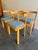 1960s 1960s Danish Modern Oak Dining Chairs With Curved Backrests - Set of 4 For Sale - Image 5 of 10