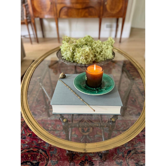 Antique Hand-Hammered Tinned Copper Repoussé Bowl For Sale - Image 4 of 5