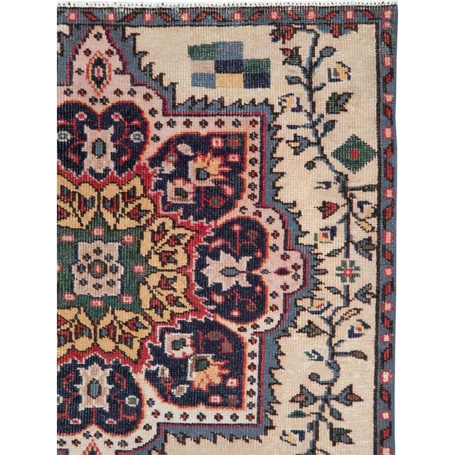 Rustic Galerie Shabab Collection Mid-20th Century Turkish Anatolian Throw Rug For Sale - Image 3 of 9