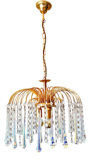 Vintage Teardrop Chandelier, 1970s
