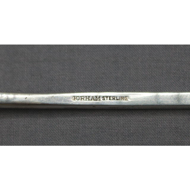 Mid 20th Century Mid 20th Century Mid Century Modern American Gorham Sterling Silver Bar or Martini Spoon For Sale - Image 5 of 8