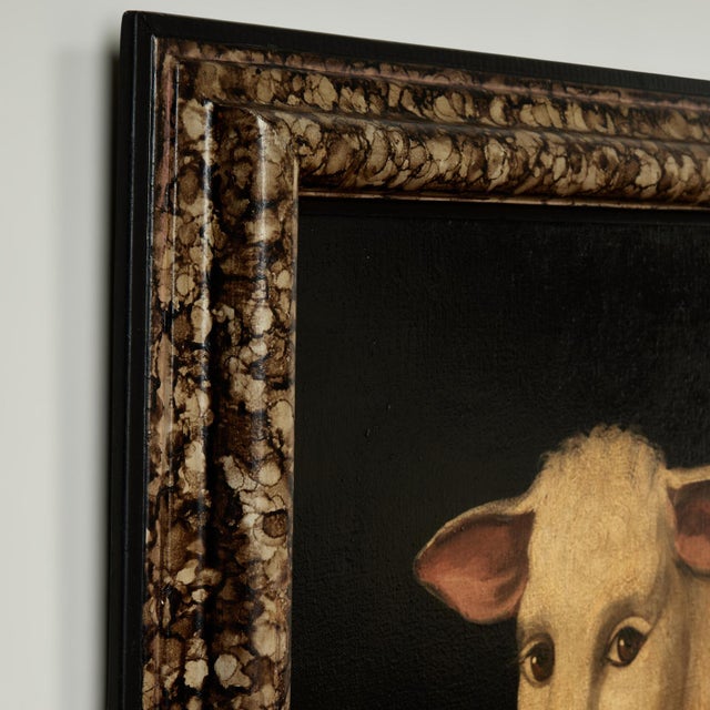 Large Vintage Paintings of a Sheep by Skilling For Sale - Image 10 of 12