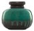 Mid-Century Green Drip Glazed Ceramic Vase from Scheurich, West Germany, 1970s For Sale