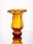 Vintage Amber Art Glass Vase from Egermann, Czechoslovakia, 1980s For Sale - Image 6 of 6