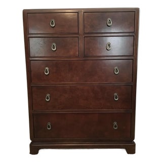 Traditional American Drew Tall Chest of Drawers For Sale