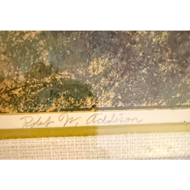 Mid-Century Modern Vintage Robert W. Addison "Hideaway" Signed Artist Proof Serigraph For Sale - Image 3 of 9