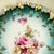 Bohemia 1900s Bohemia Porcelain Teal Blue Gilded Rose Plate For Sale - Image 4 of 8