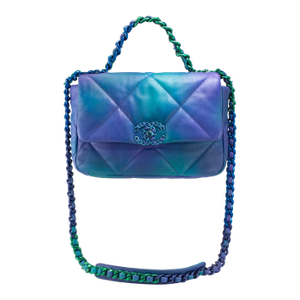 Chanel 19 Medium Tie-Dye Quilted Calfskin Mixed Chain Shoulder Bag
