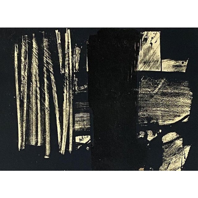 Pierre SOULAGES (1919-2022) Lithograph No. 9, 1959 Original lithograph in 3 colors Unsigned, unnumbered Printed in the...
