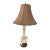 Vintage French Milk Glass Lamp With Petite French Detailing Completely Restored For Sale