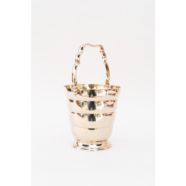 Alpaca ice bucket around 1920s Polished