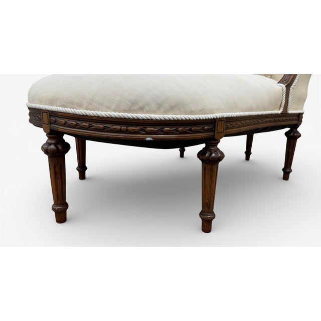 Antique French Louis XVI Chaise Lounge For Sale - Image 12 of 17