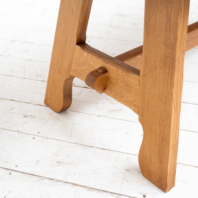 Brown French Oak Dining Table, 1950s For Sale - Image 8 of 10